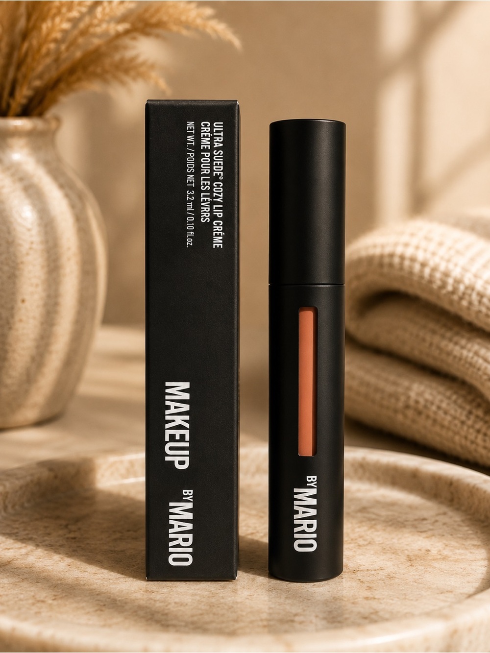 NEW Makeup By Mario Ultra Suede Cozy Lip Crème Naked Spice 3.2mL